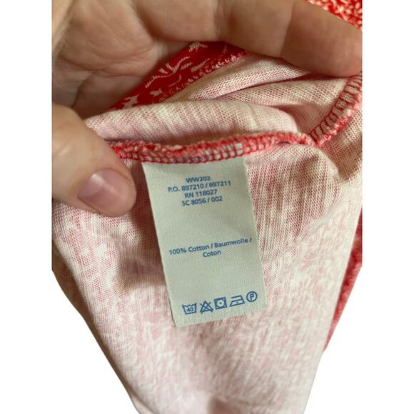 Boden Red & White Floral 100% Cotton Dress Pockets - Picture 4 of 5